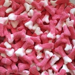 Os rouges et blancs sucrés Halal